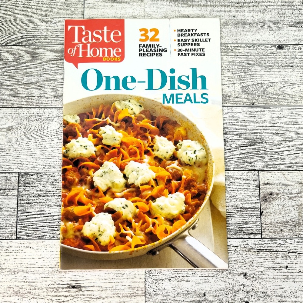 Taste of Home ONE-DISH MEALS Recipe Card Style Cookbook Booklet 2016